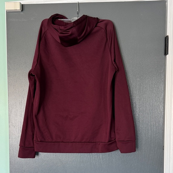 Under Armour Burgundy Pullover with Black Logo - Picture 3 of 3